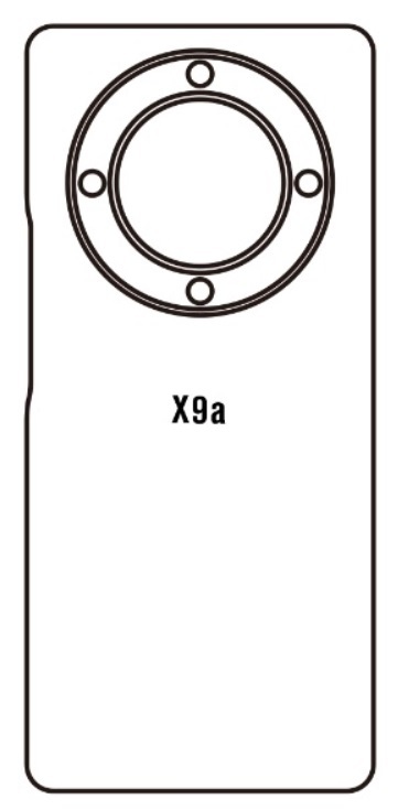 Hydrogel - zadní ochranná fólie - Huawei Honor X9a