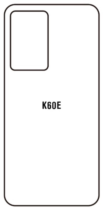 Hydrogel - matná zadní ochranná fólie - Xiaomi Redmi K60