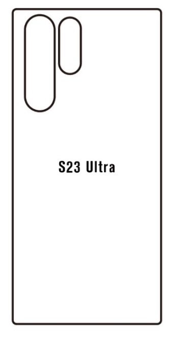 Hydrogel - matná zadní ochranná fólie - Samsung Galaxy S23 Ultra