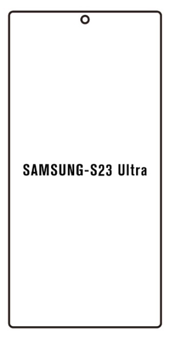 Hydrogel - ochranná fólie - Samsung Galaxy S23 Ultra (case friendly)