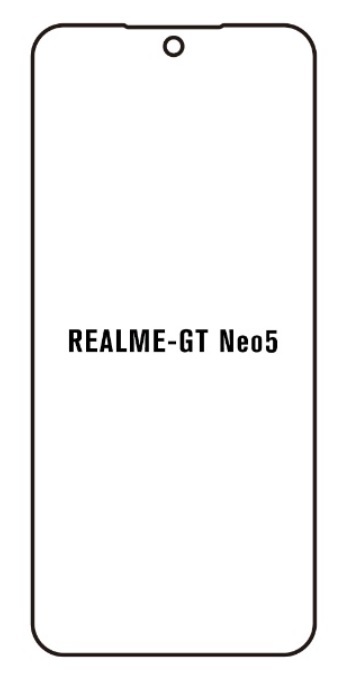Hydrogel - matná ochranná fólie - Realme GT Neo 5