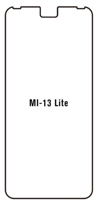 Hydrogel - ochranná fólie - Xiaomi 13 Lite  (case friendly)