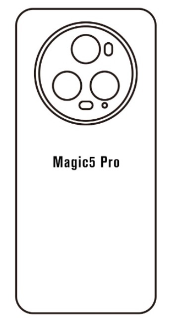 Hydrogel - matná zadní ochranná fólie - Huawei Honor Magic5 Pro