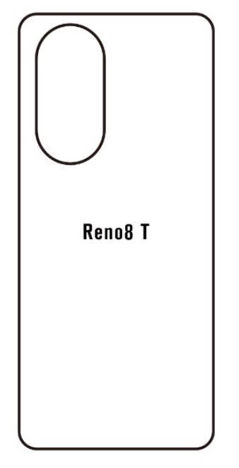 Hydrogel - zadní ochranná fólie - OPPO Reno8 T 5G