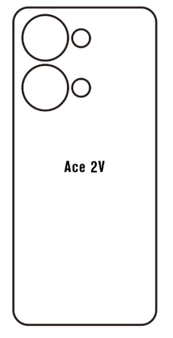 Hydrogel - matná zadní ochranná fólie - OnePlus Ace 2V