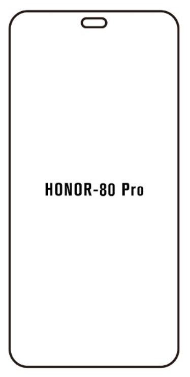 UV Hydrogel s UV lampou - ochranná fólie - Huawei Honor 80 Pro