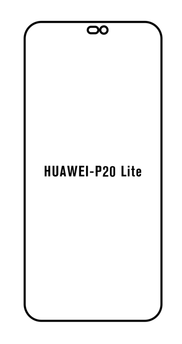 UV Hydrogel s UV lampou - ochranná fólie - Huawei P20 lite