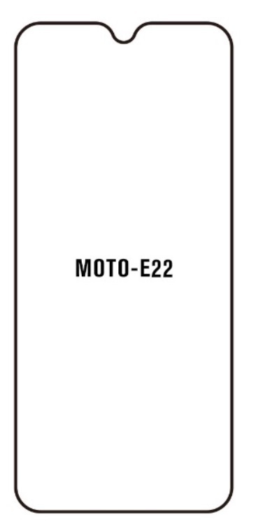 UV Hydrogel s UV lampou - ochranná fólie - Motorola Moto E22/E22i
