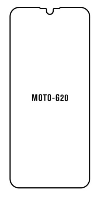 UV Hydrogel s UV lampou - ochranná fólie - Motorola Moto G20