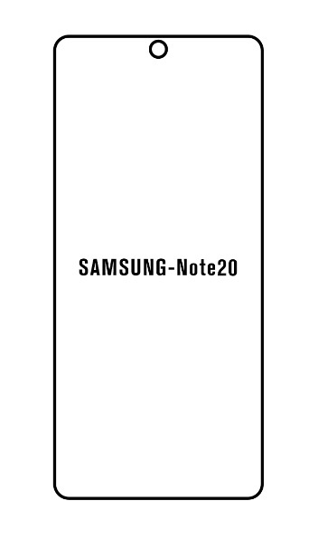 UV Hydrogel s UV lampou - ochranná fólie - Samsung Galaxy Note 20