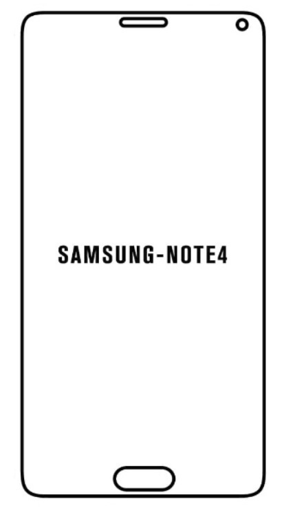 UV Hydrogel s UV lampou - ochranná fólie - Samsung Galaxy Note 4
