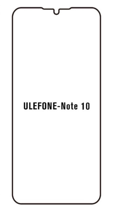 UV Hydrogel s UV lampou - ochranná fólie - Ulefone Note 10