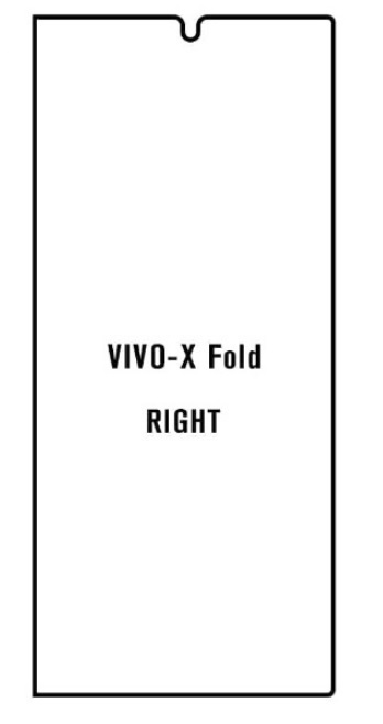 UV Hydrogel s UV lampou - ochranná fólie - Vivo X Fold (right)