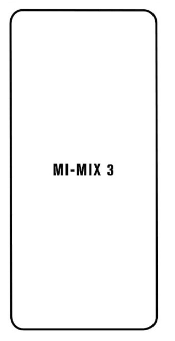 UV Hydrogel s UV lampou - ochranná fólie - Xiaomi Mi Mix 3