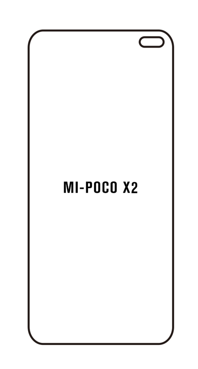 UV Hydrogel s UV lampou - ochranná fólie - Xiaomi Poco X2