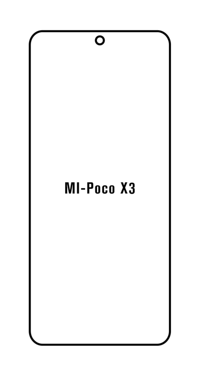 UV Hydrogel s UV lampou - ochranná fólie - Xiaomi Poco X3