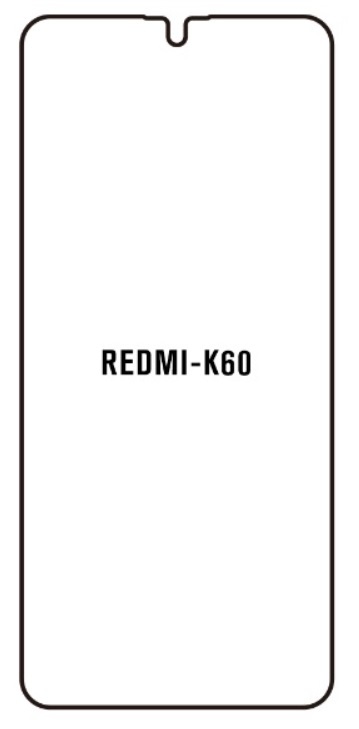 UV Hydrogel s UV lampou - ochranná fólie - Xiaomi Redmi K60