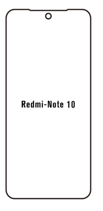 UV Hydrogel s UV lampou - ochranná fólie - Xiaomi Redmi Note 10