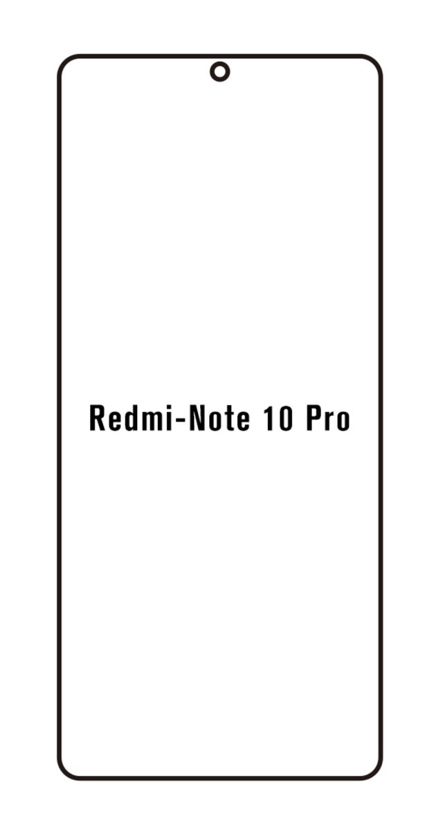 UV Hydrogel s UV lampou - ochranná fólie - Xiaomi Redmi Note 10 Pro