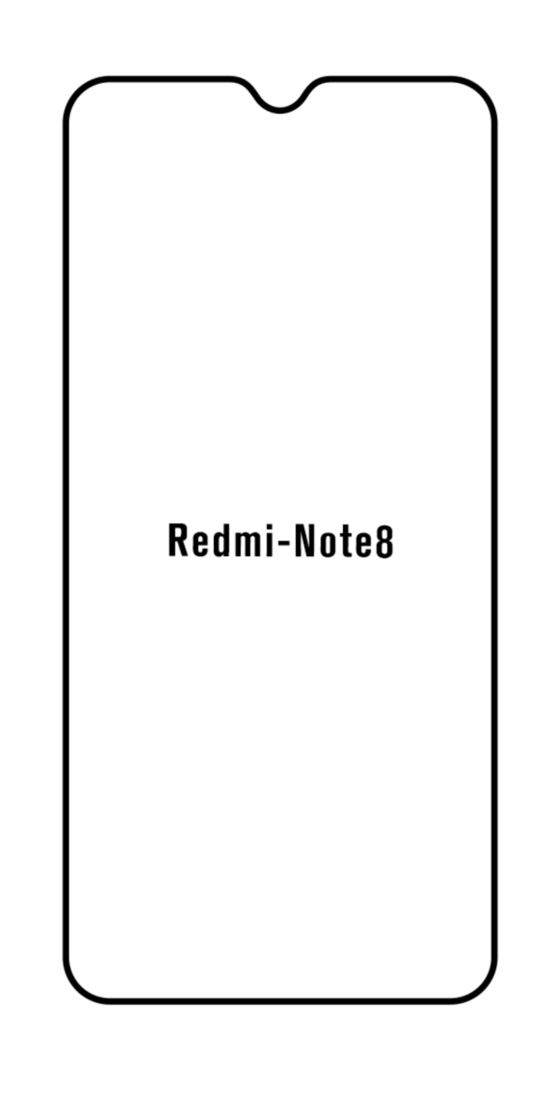 UV Hydrogel s UV lampou - ochranná fólie - Xiaomi Redmi Note 8