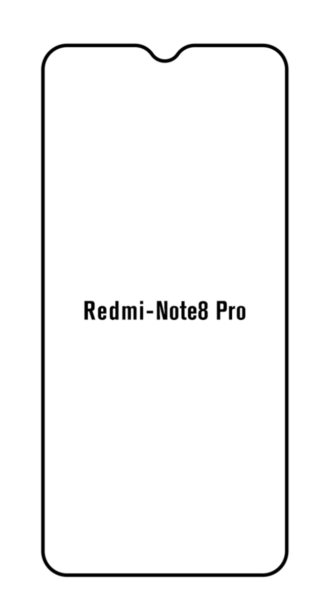 UV Hydrogel s UV lampou - ochranná fólie - Xiaomi Redmi Note 8 Pro
