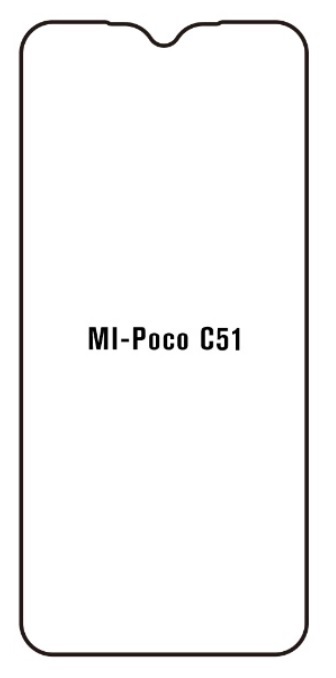 Hydrogel - matná ochranná fólie - Xiaomi Poco C51