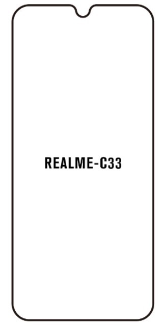 Hydrogel - matná ochranná fólie - Realme C33 2023