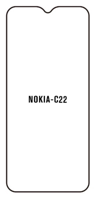 Hydrogel - matná ochranná fólie - Nokia C22