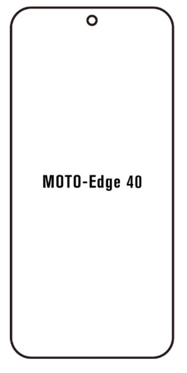 UV Hydrogel s UV lampou - ochranná fólie - Motorola Edge 40