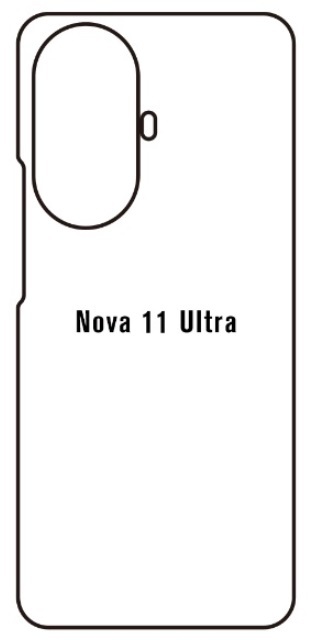 Hydrogel - matná zadní ochranná fólie - Huawei Nova 11 Ultra