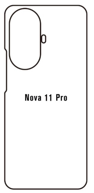 Hydrogel - matná zadní ochranná fólie - Huawei Nova 11 Pro