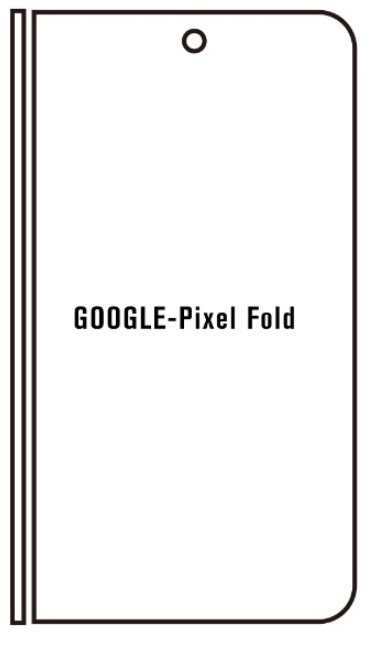 Hydrogel - ochranná fólie - Google Pixel Fold (přední)