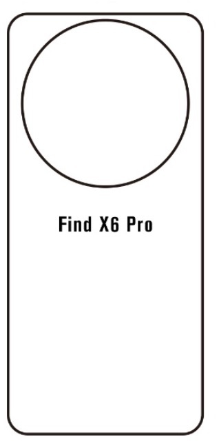 Hydrogel - zadní ochranná fólie - OPPO Find X6 Pro