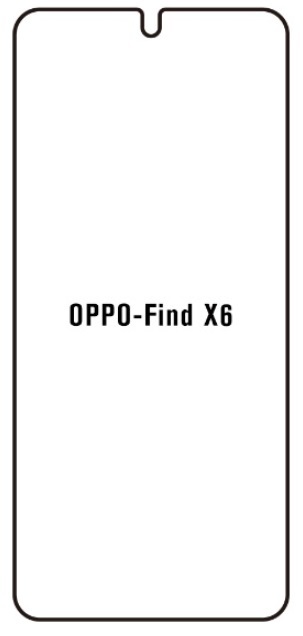 Hydrogel - Privacy Anti-Spy ochranná fólie - OPPO Find X6