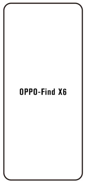 Hydrogel - ochranná fólie - OPPO Find X6