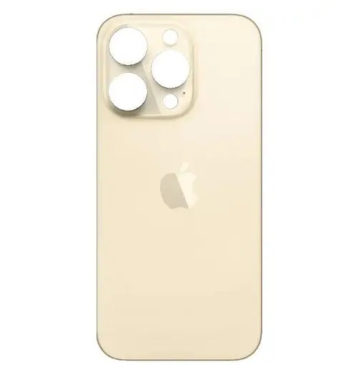 iPhone 14 Pro Max - Sklo zadního housingu se zvětšeným otvorem na kameru - Gold