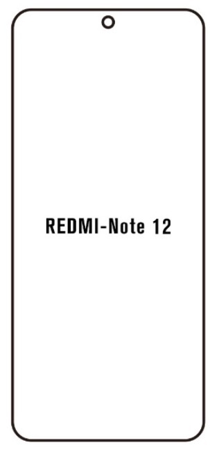 Hydrogel - ochranná fólie - Xiaomi Redmi Note 12 5G (case friendly)