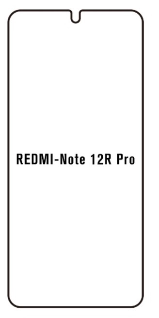 Hydrogel - matná ochranná fólie - Xiaomi Redmi Note 12R Pro