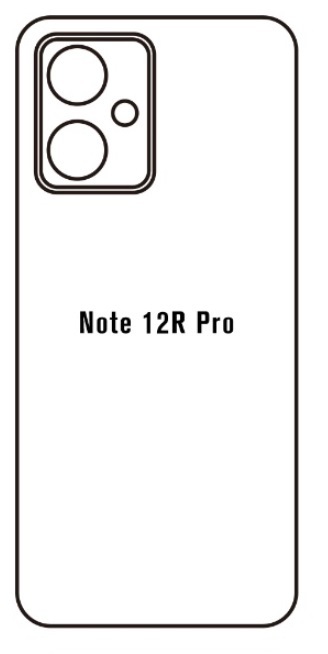 Hydrogel - matná zadní ochranná fólie - Xiaomi Redmi Note 12R Pro