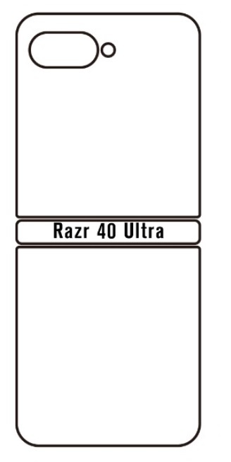 Hydrogel - zadní ochranná fólie - Motorola Razr 40 Ultra