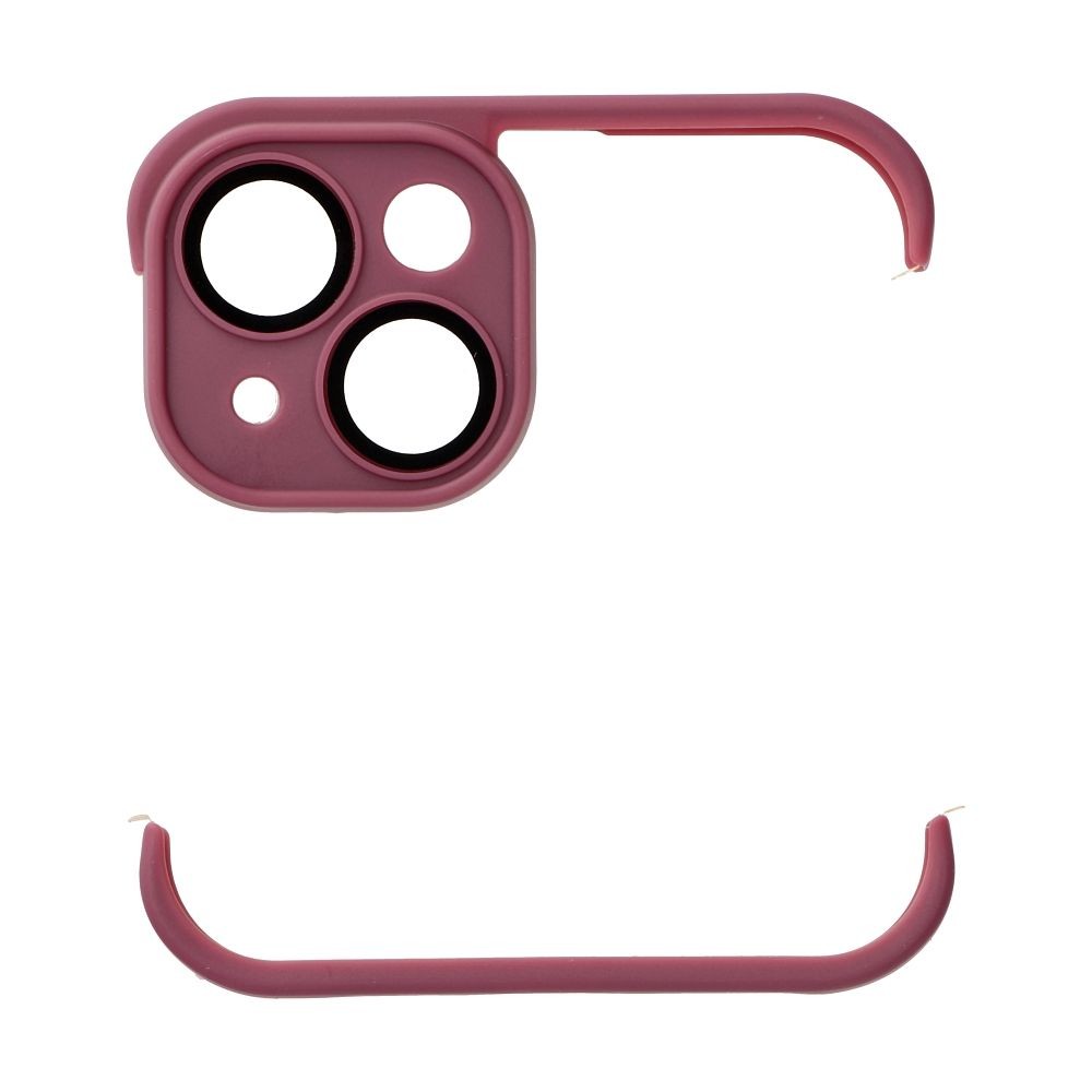 Bumper s ochranou zadní kamery - iPhone 14 cherry
