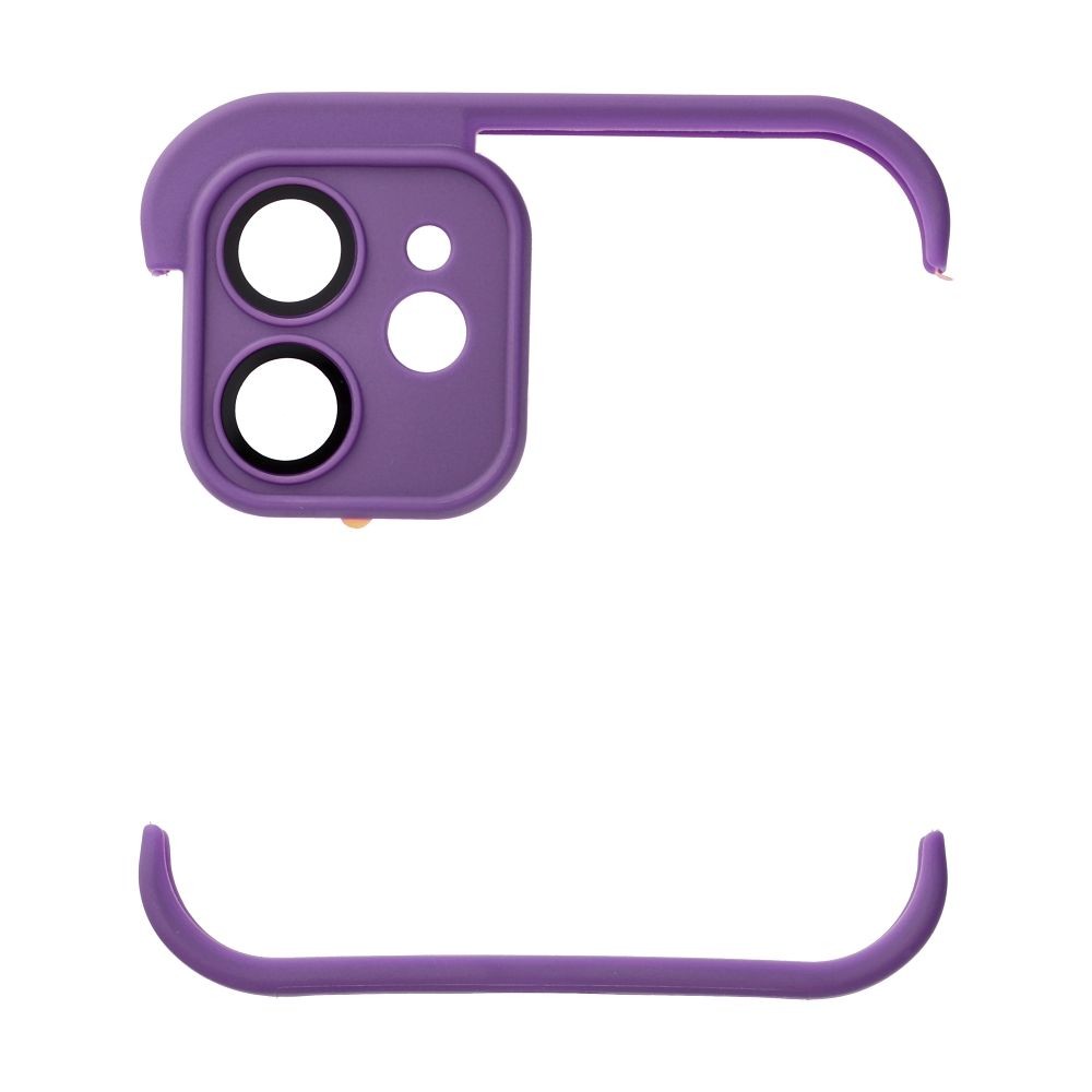 Bumper s ochranou zadní kamery - iPhone 12  fialový