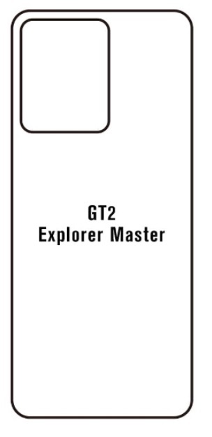 Hydrogel - matná zadní ochranná fólie - Realme GT 2 Explorer Master