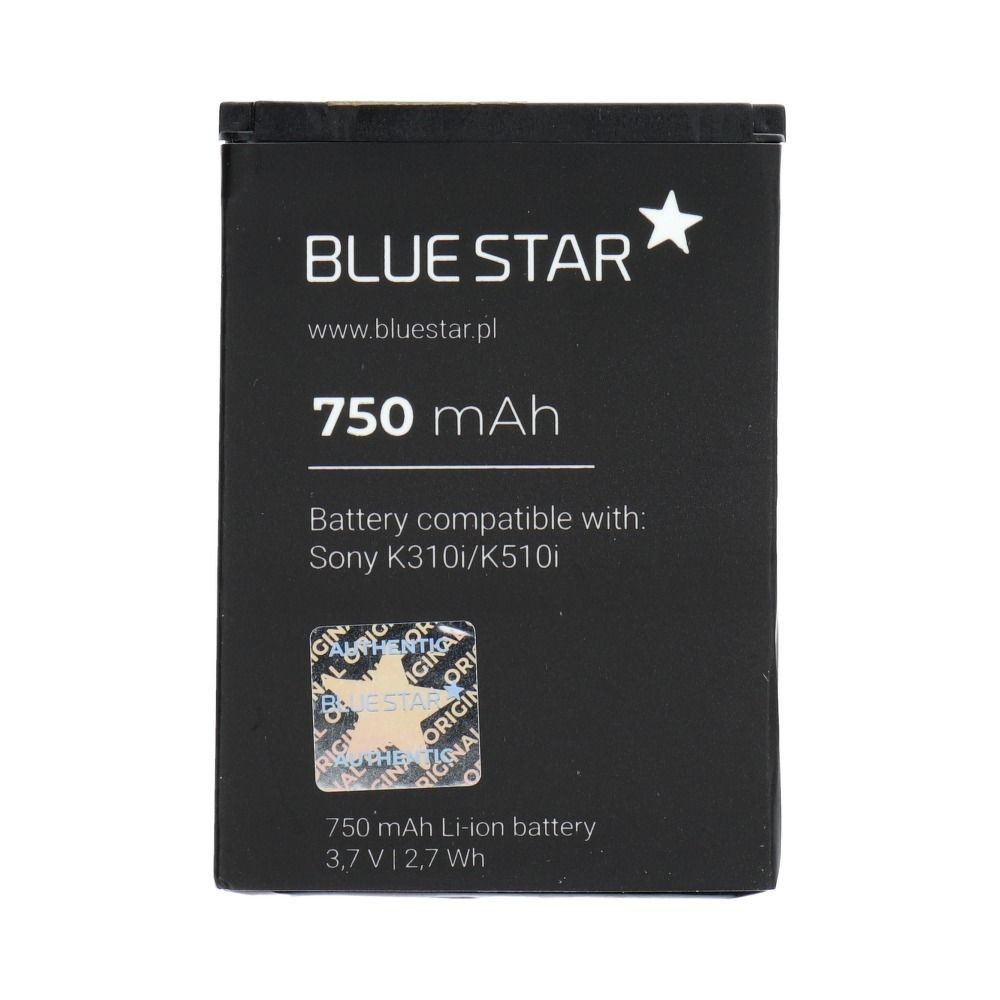Blue Star Baterie Sony Ericsson K310i/K510i/J300/W200 750 mAh Li-Ion BS PREMIUM