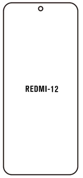Hydrogel - ochranná fólie - Xiaomi Redmi 12 (case friendly)