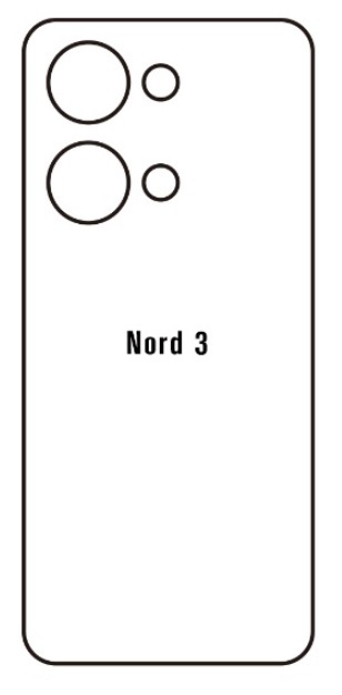 Hydrogel - matná zadní ochranná fólie - OnePlus Nord 3 5G