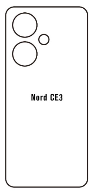 Hydrogel - matná zadní ochranná fólie - OnePlus Nord CE3 5G