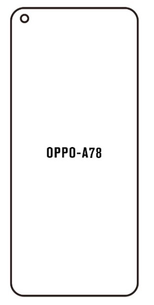 Hydrogel - ochranná fólie - OPPO A78 4G (case friendly)