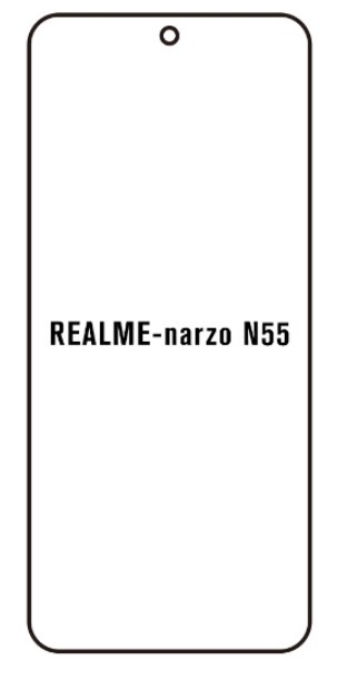 Hydrogel - Privacy Anti-Spy ochranná fólie - Realme Narzo N55