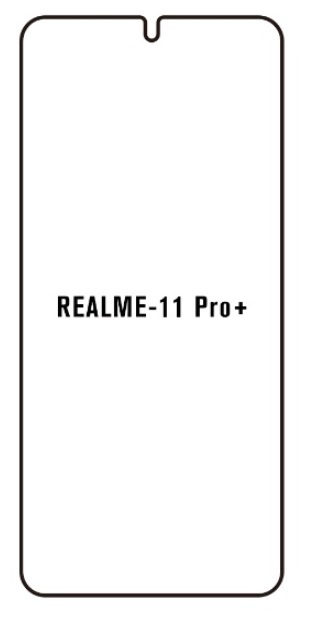 Hydrogel - matná ochranná fólie - Realme 11 Pro+
